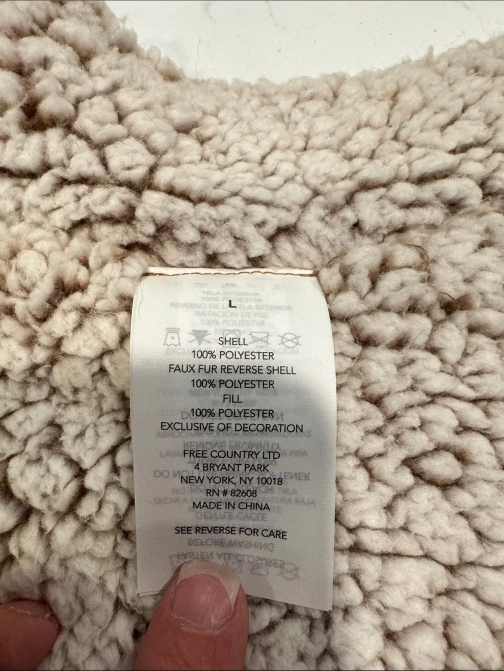 Free Country Quilted Dog Jacket - Tan Brown Sherpa lined
